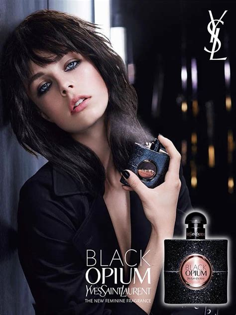 ysl black opium advert model|ysl opium.